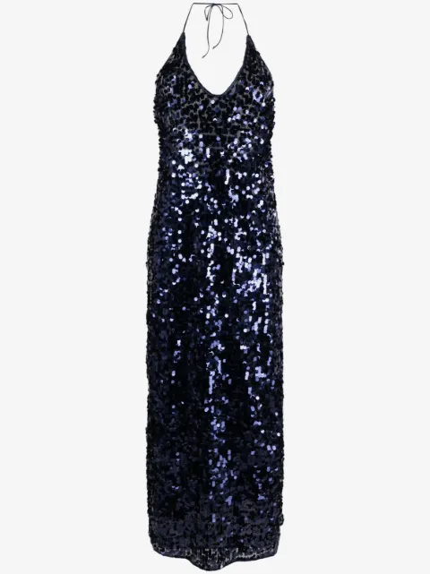 Oséree vestido con cuello halter