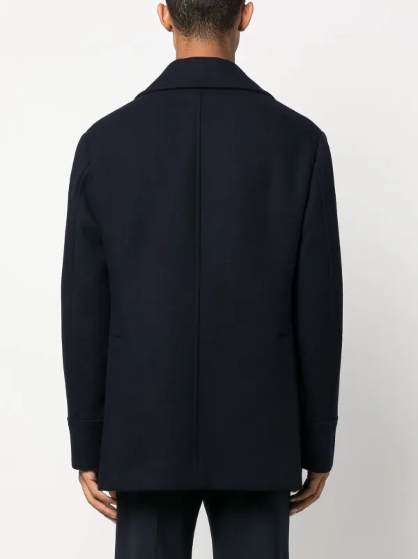 【送料&関税込】Brunello Cucinelli Double-breasted Coat Brunello Cucinelli double-breasted Cashmere Coat | Blue