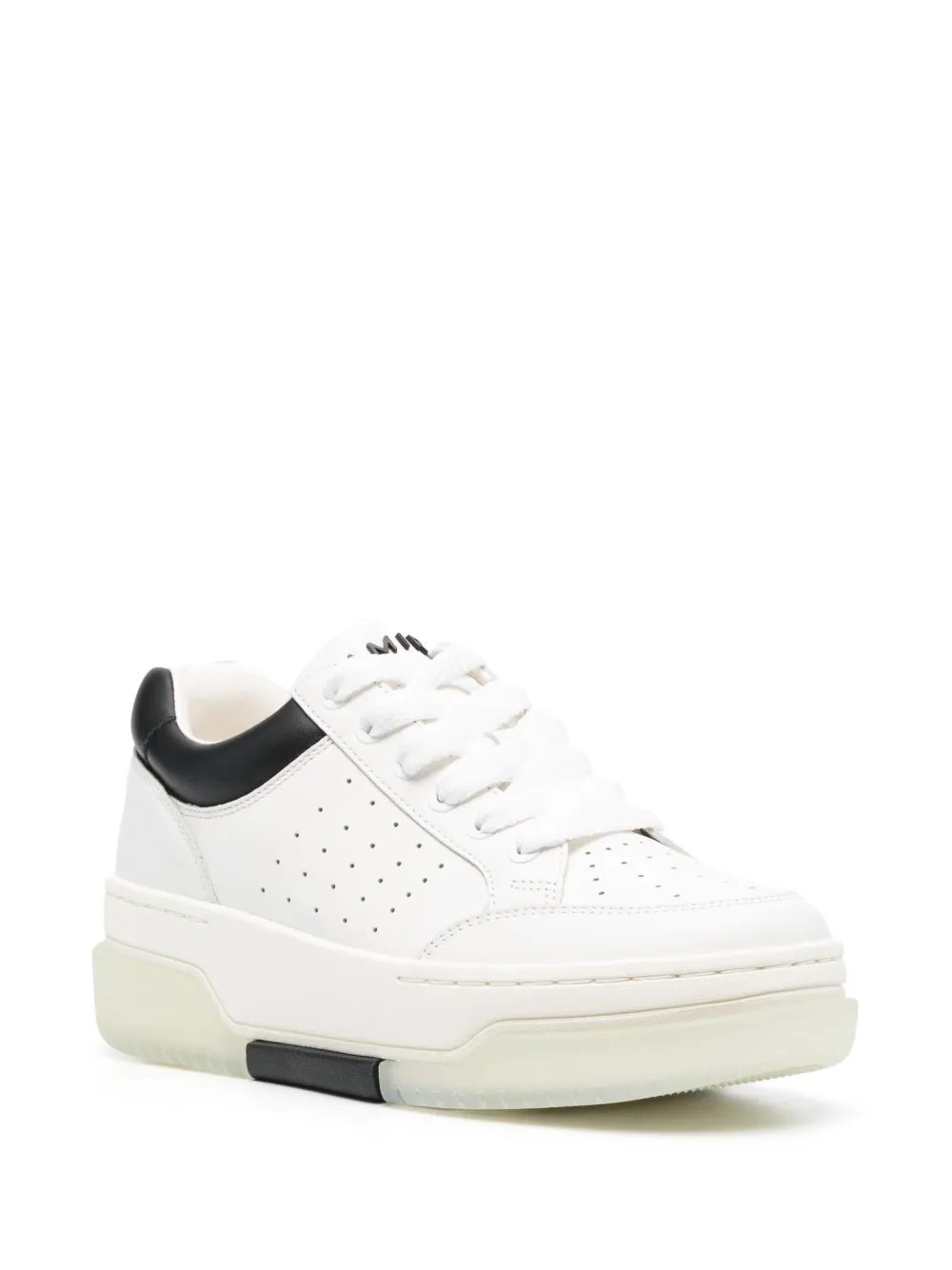 AMIRI perforated leather sneakers - Wit