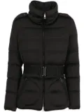 Burberry Pre-Owned 2010 belted puffer jacket - Black
