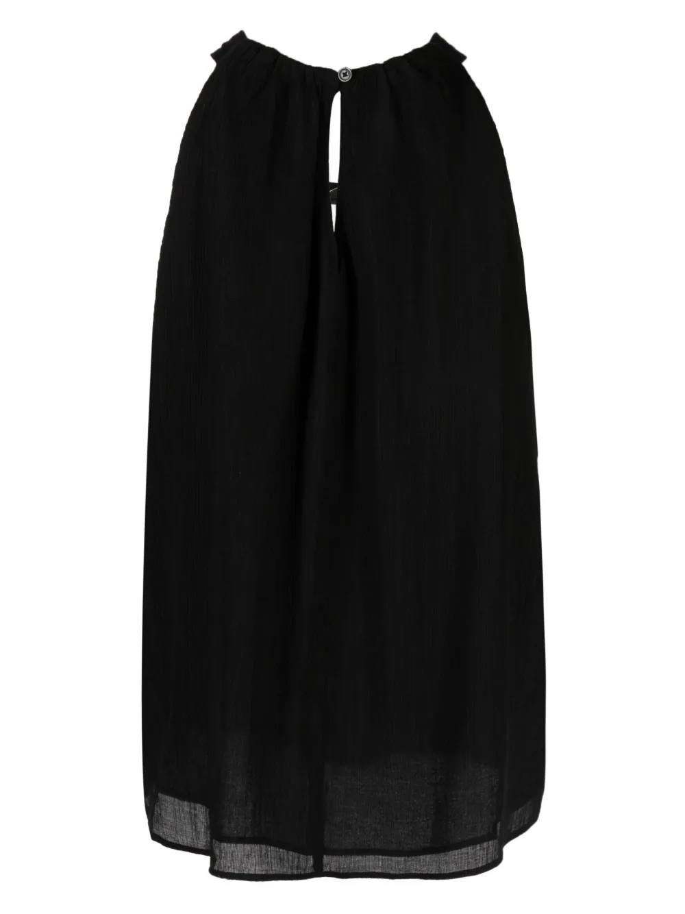 DKNY Blouse met pofmouwen - Zwart