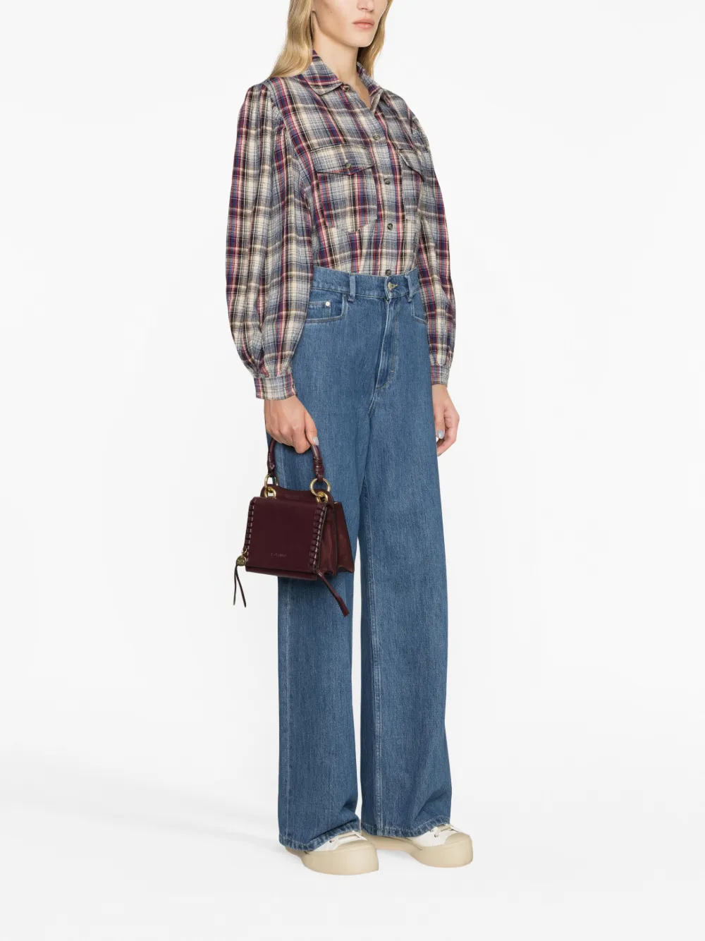 See by Chloé Tilda leren schoudertas - Paars