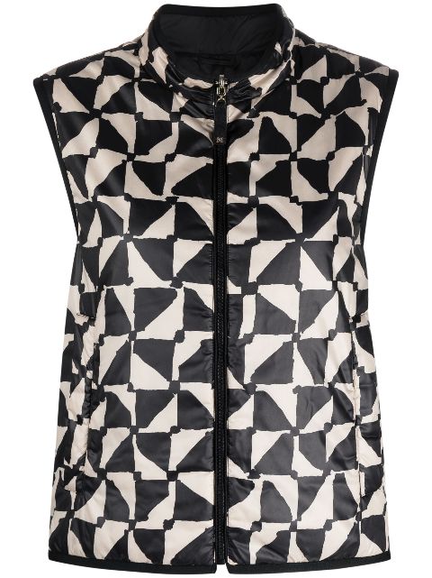 Max Mara graphic-print gilet Women