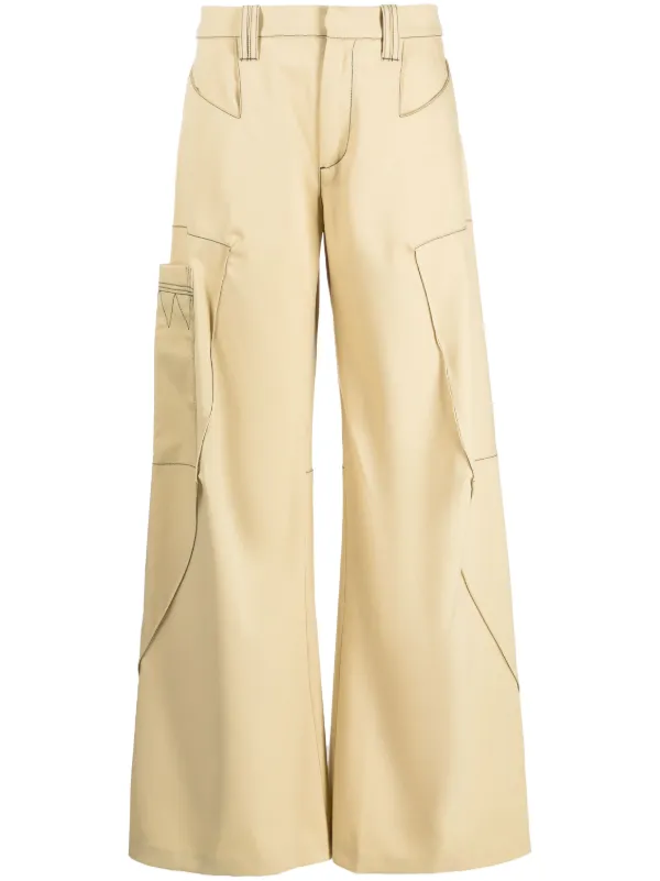 Kiko Kostadinov high-waisted wide-leg Trousers - Farfetch