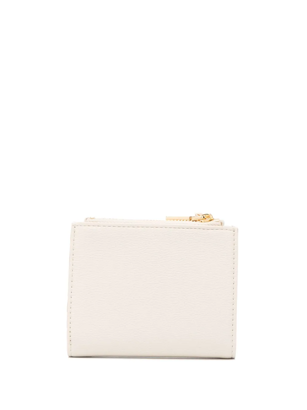 Love Moschino logo-plaque wallet - Beige