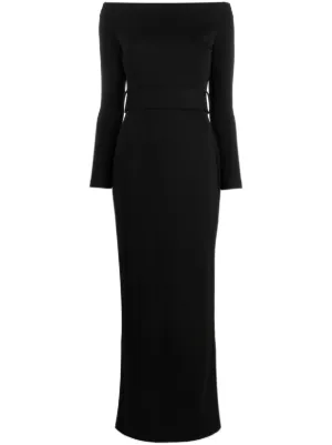 reformation black off the shoulder dress Reformation Black Size 6 Dress