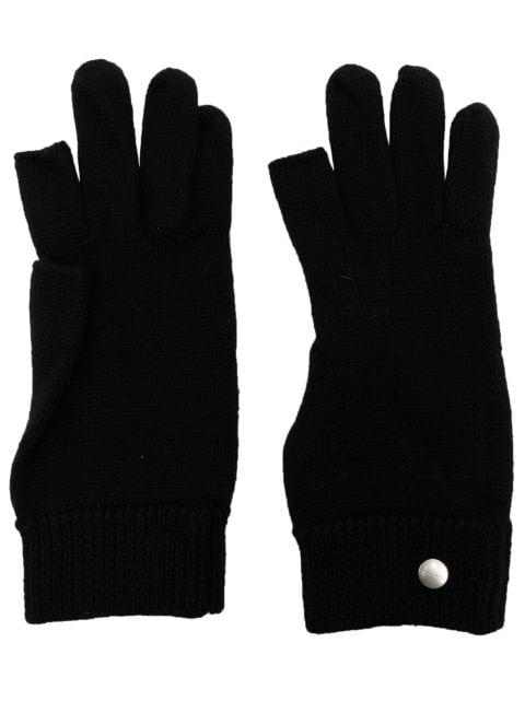 Rick Owens - distressed knitted gloves