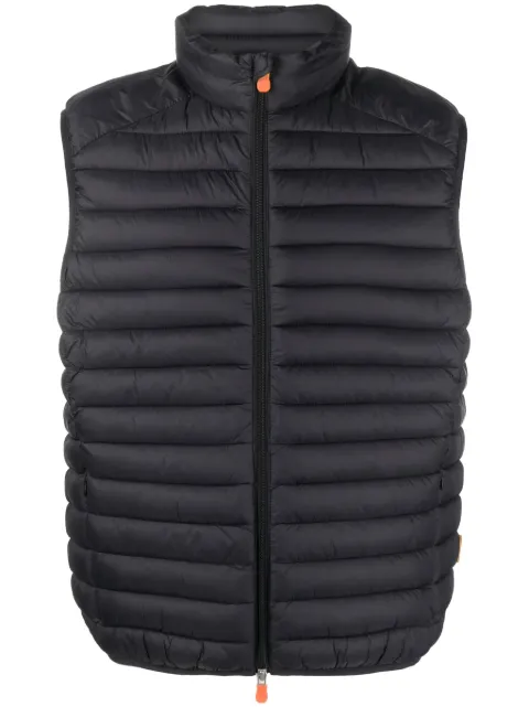 Save The Duck logo-patch padded gilet