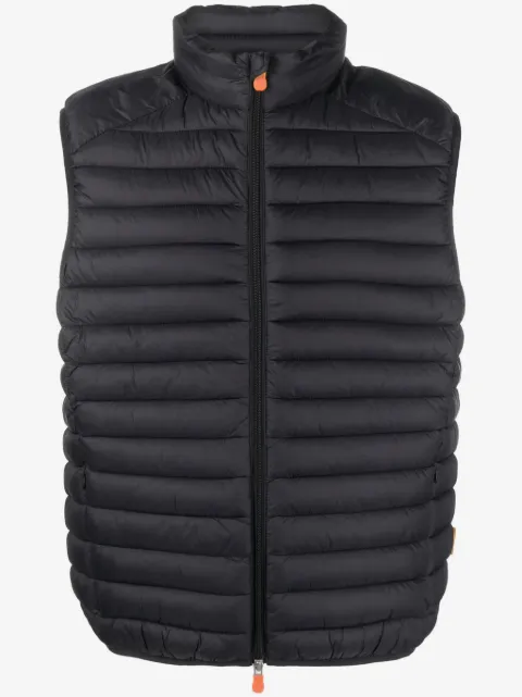 Save The Duck logo-patch padded gilet
