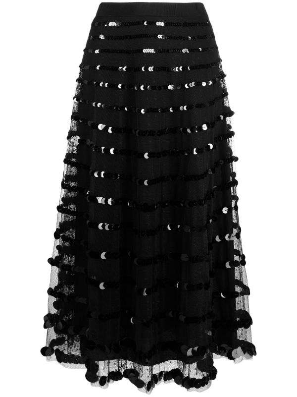 RED Valentino Tulle Skirt Farfetch