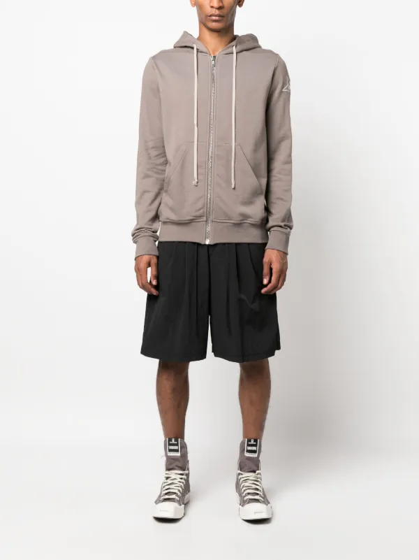 パーカー・フーディ Rick Owens X Champion Relaxed Fit Brown Pullover With Iconic Rick Owens X Champion Relaxed Fit Brown Pullover With Iconic