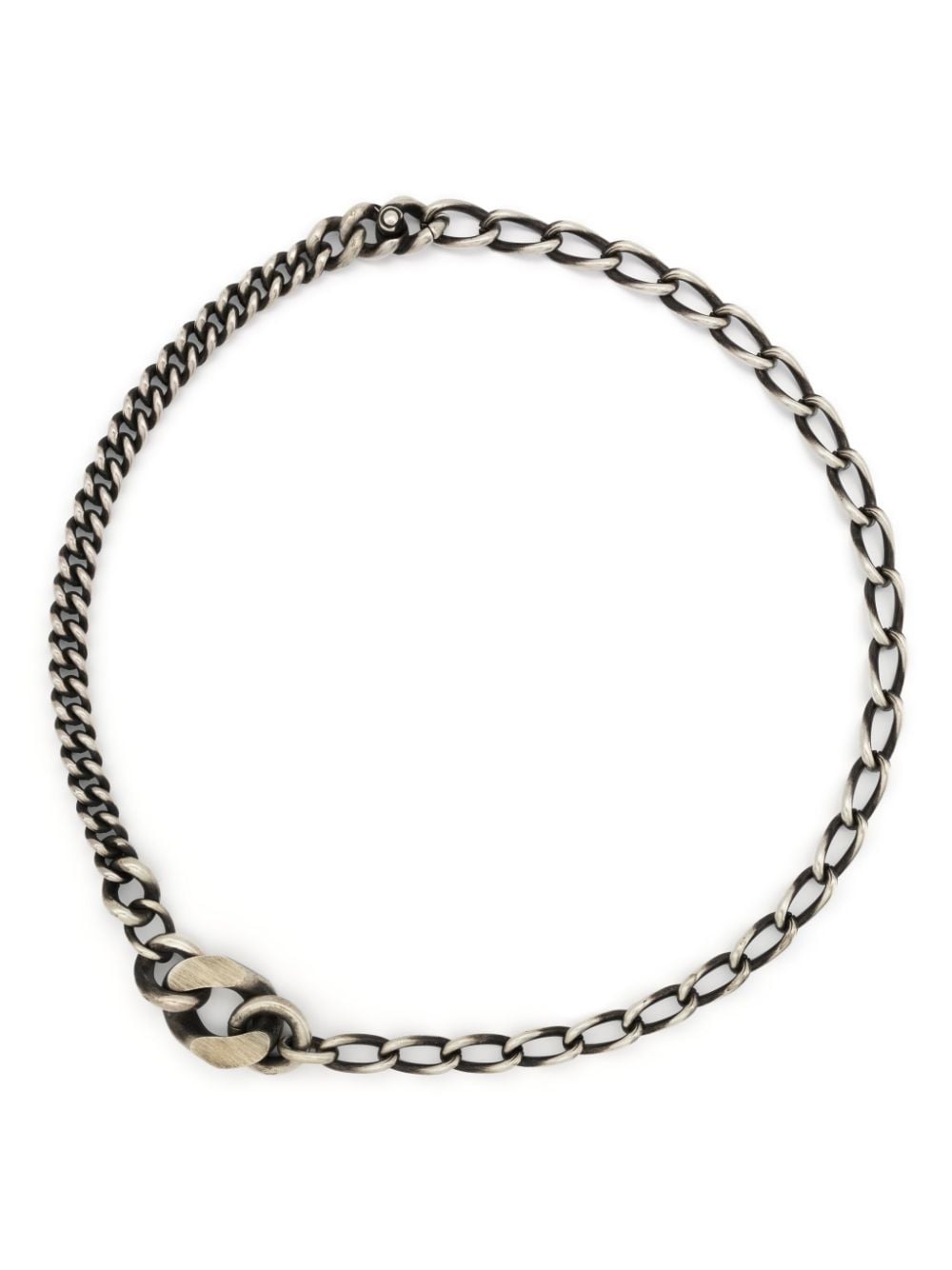 Shop Werkstatt:münchen Chain-link Necklace In Silber