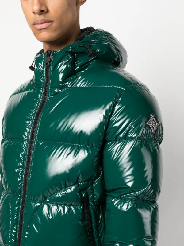 Padded shop jacket green