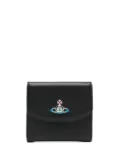 Vivienne Westwood small Emma leather wallet - Black