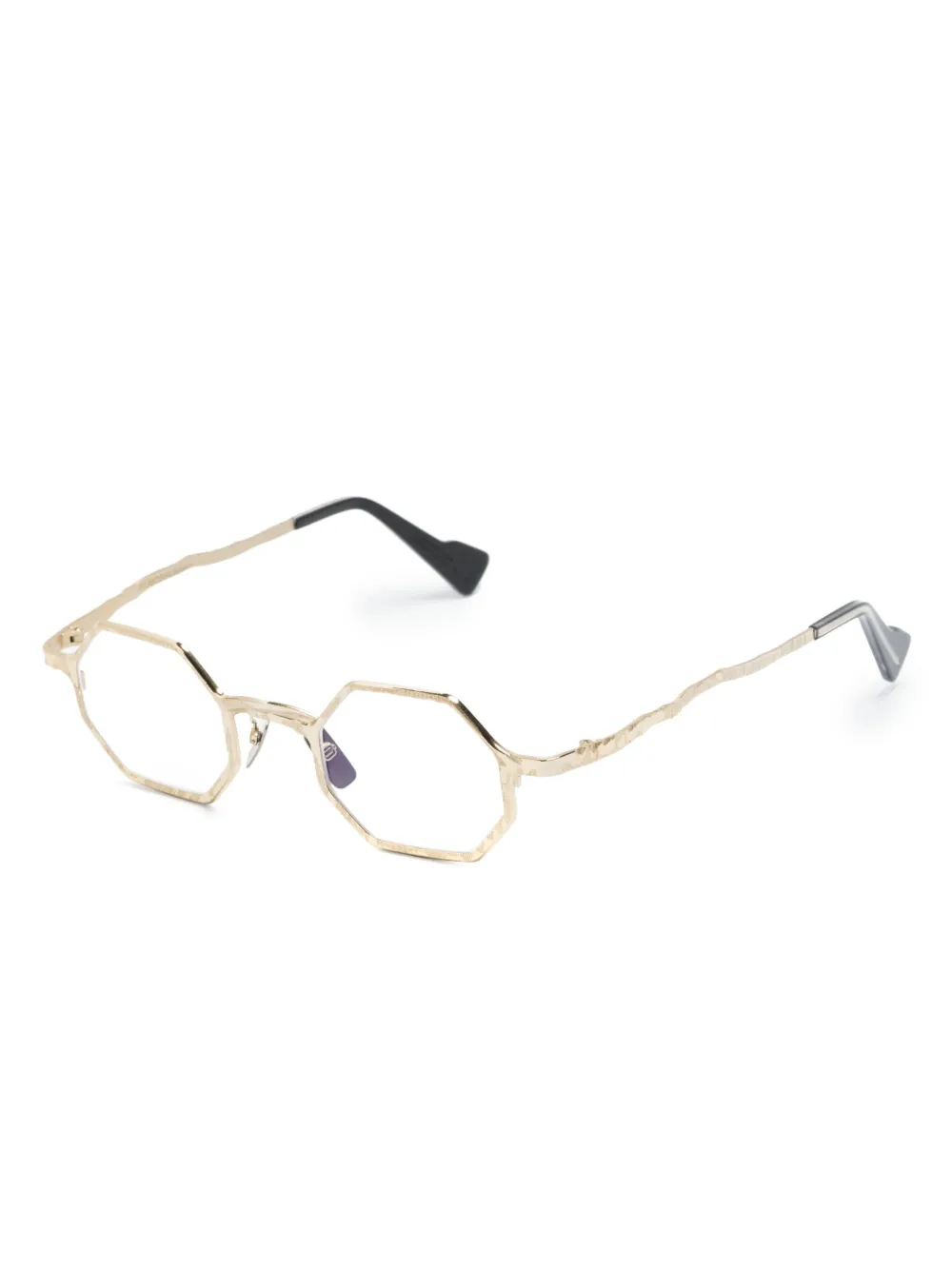 Kuboraum Z19 bril met rond montuur - Goud