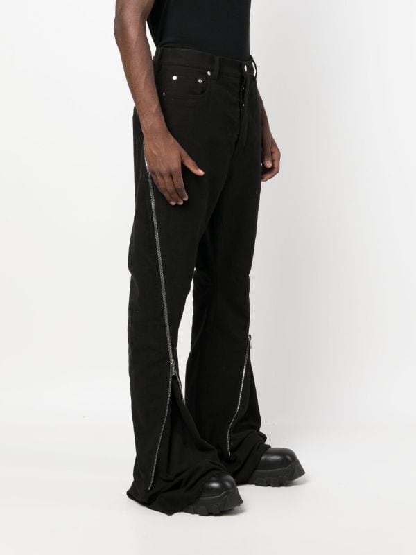 Rick Owens mid-rise zip-up extra-length Jeans - Farfetch