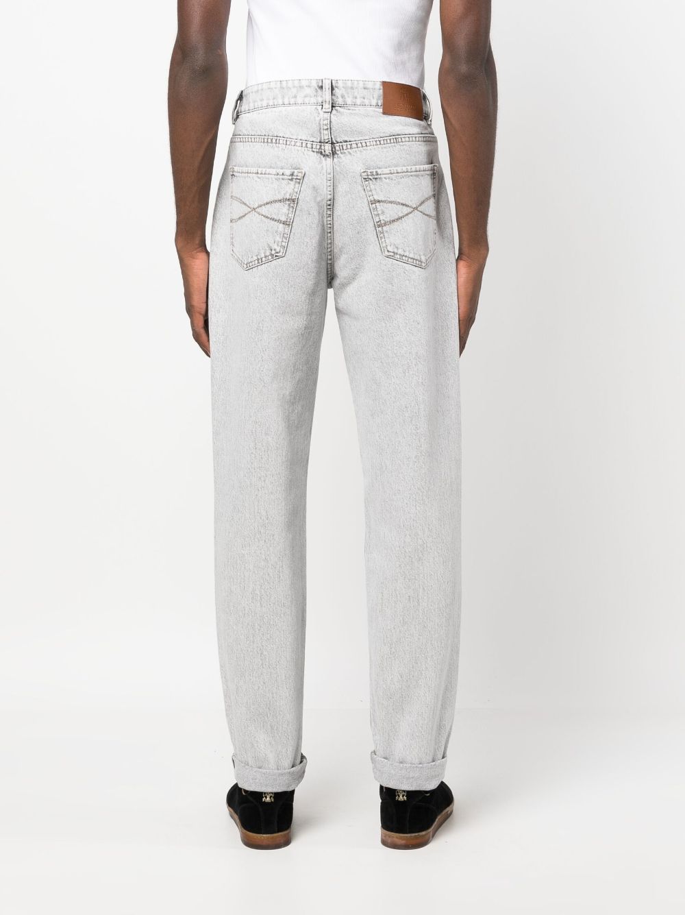 Brunello Cucinelli mid-rise tapered-leg jeans Men