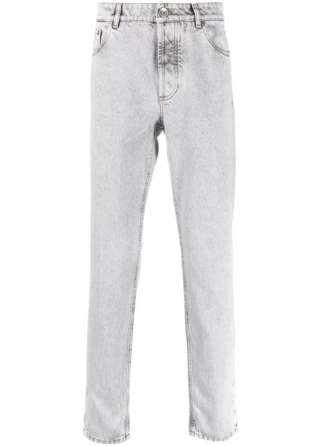 Brunello Cucinelli mid-rise tapered-leg jeans Men