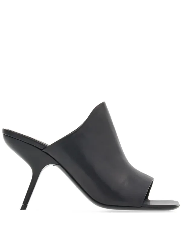 Ferragamo オープントゥ サンダル | ブラック | FARFETCH JP