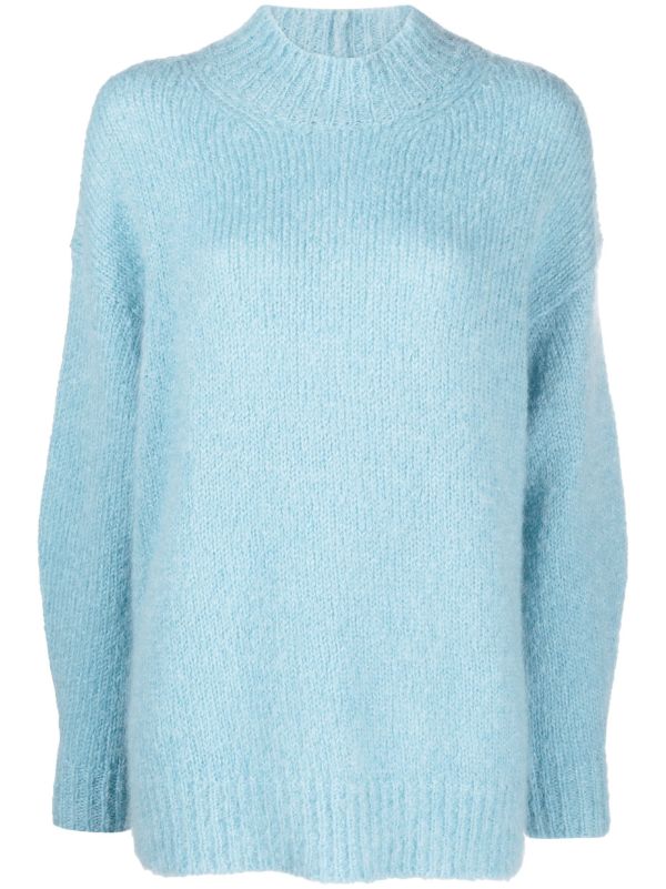 Blue on sale mohair jumper