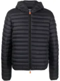 Save The Duck concealed hood padded jacket - Black