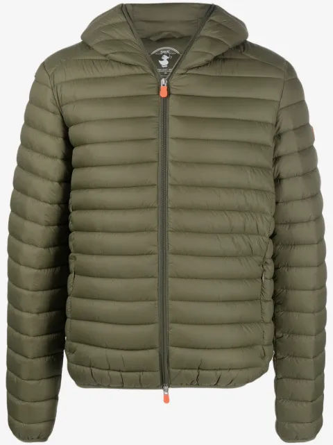 Save The Duck logo-patch padded jacket