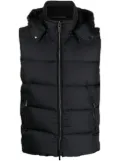 Moorer Fire-WK zip-up padded gilet - Blue