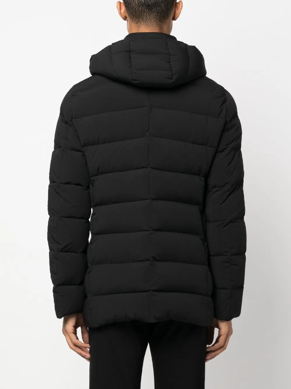 Moorer long-sleeve Padded Down Jacket | Black | FARFETCH