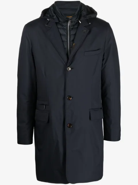 Moorer Redon single-breasted padded coat