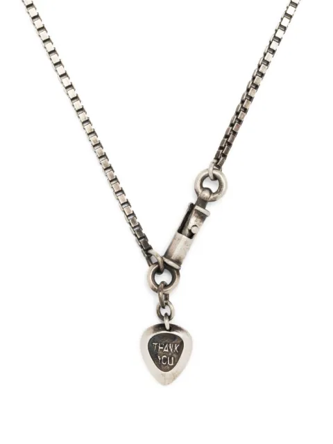 WERKSTATT:MÜNCHEN heart-charm box-chain necklace