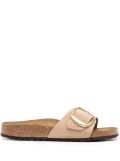 Birkenstock Madrid buckled leather sandals - Brown