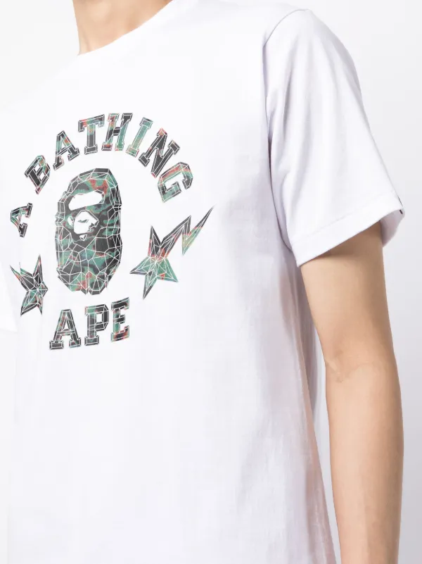 A BATHING APE® ロゴ Tシャツ | ブラック | FARFETCH JP