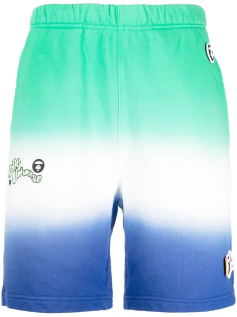 AAPE BY *A BATHING APE colour-block elasticated-waist shorts Men