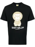 A BATHING APE® Baby Milo logo-monogram T-shirt - Black