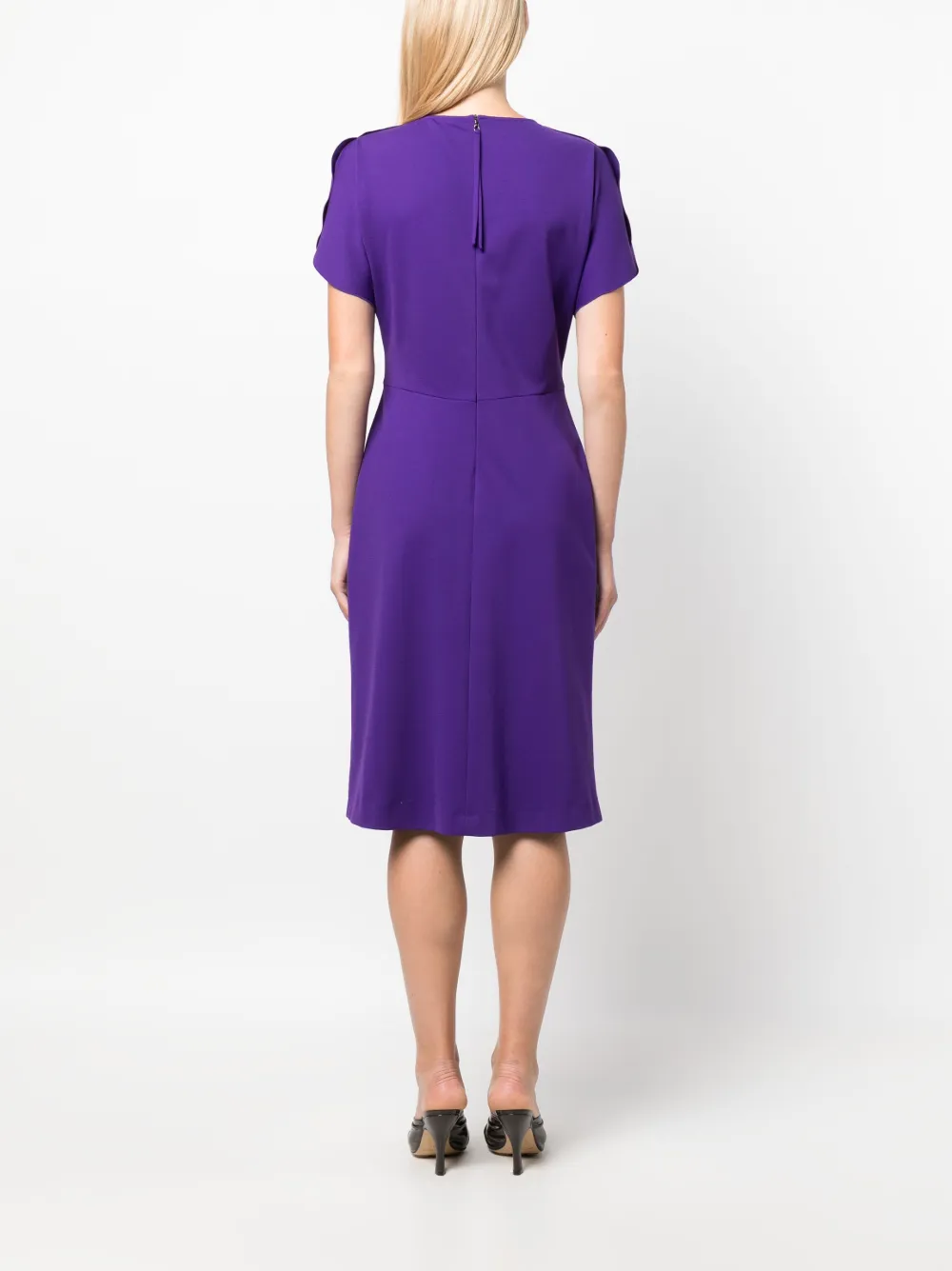 Purple on sale sheath dress