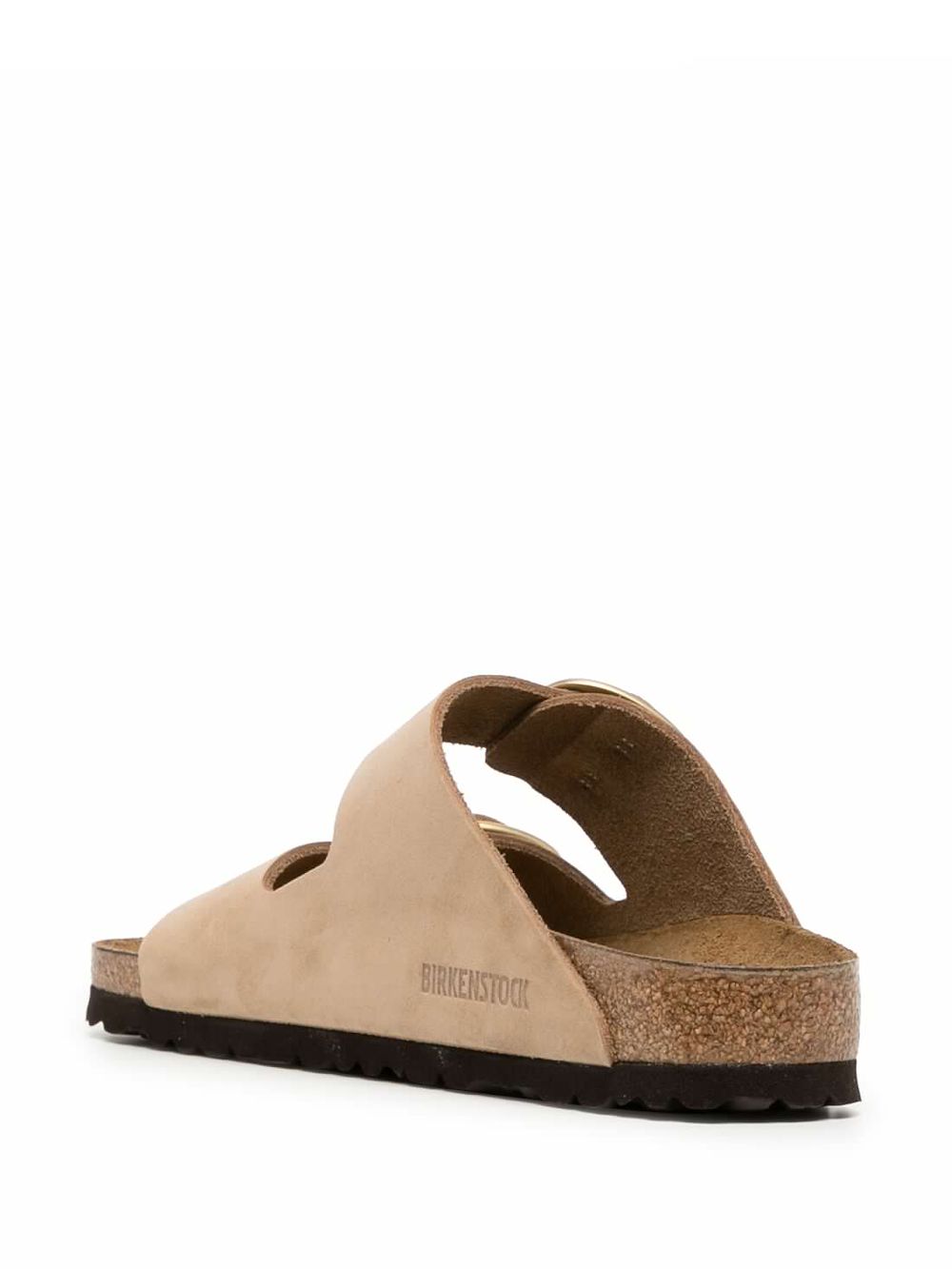 Shop Birkenstock Slip-on Flat Sandals In Brown