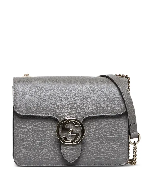 Gucci Pre-Owned logo-plaque crossbody bag