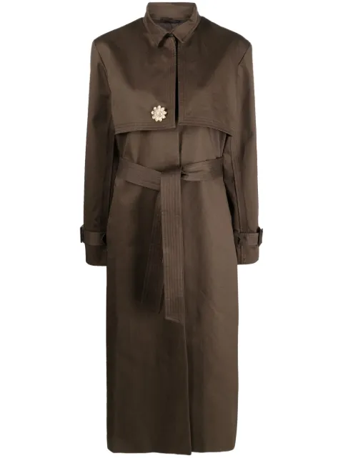 DESTREE Rudolf belted trench coat