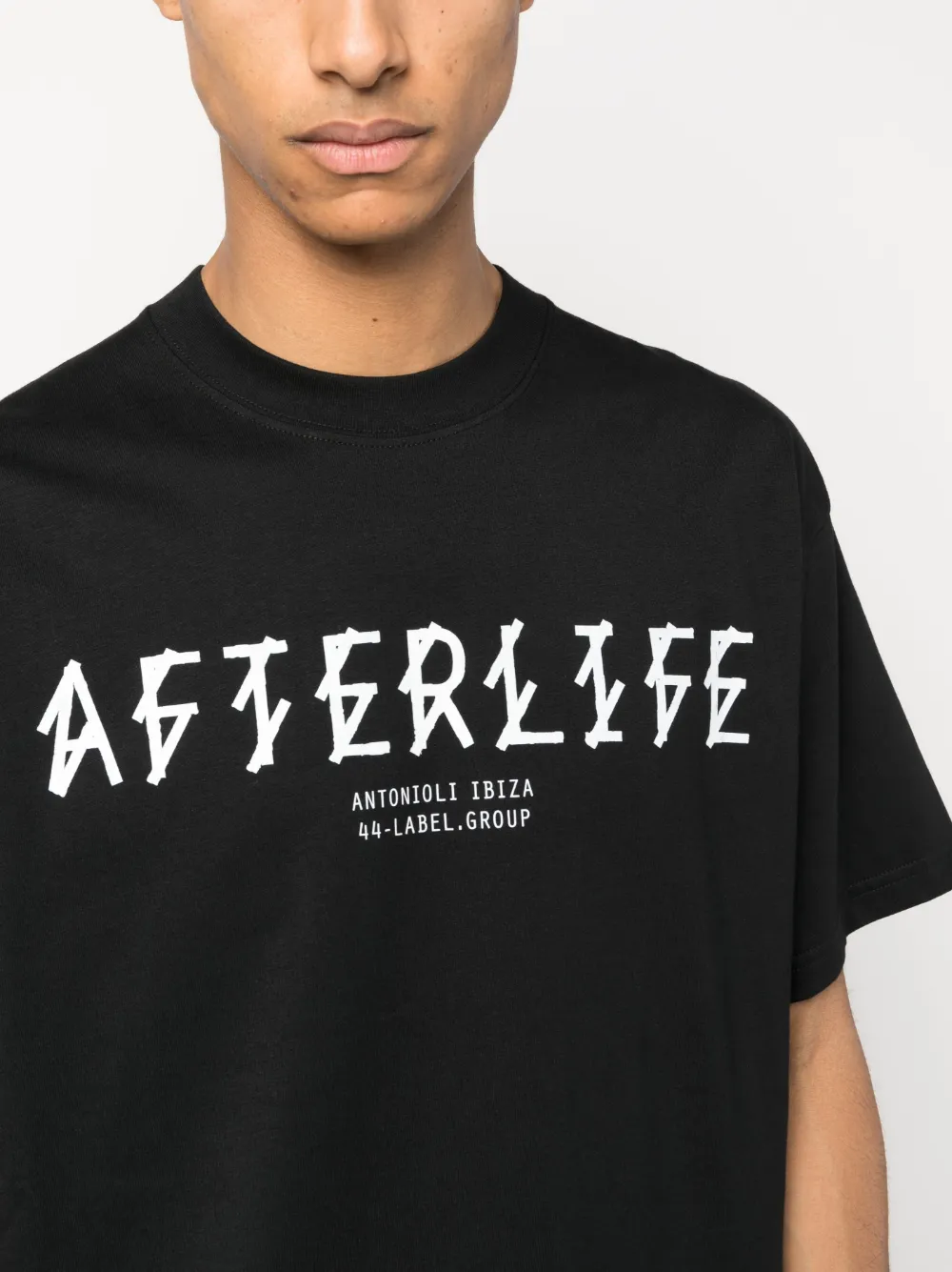 44 LABEL GROUP logoprint Cotton T.shirt Farfetch