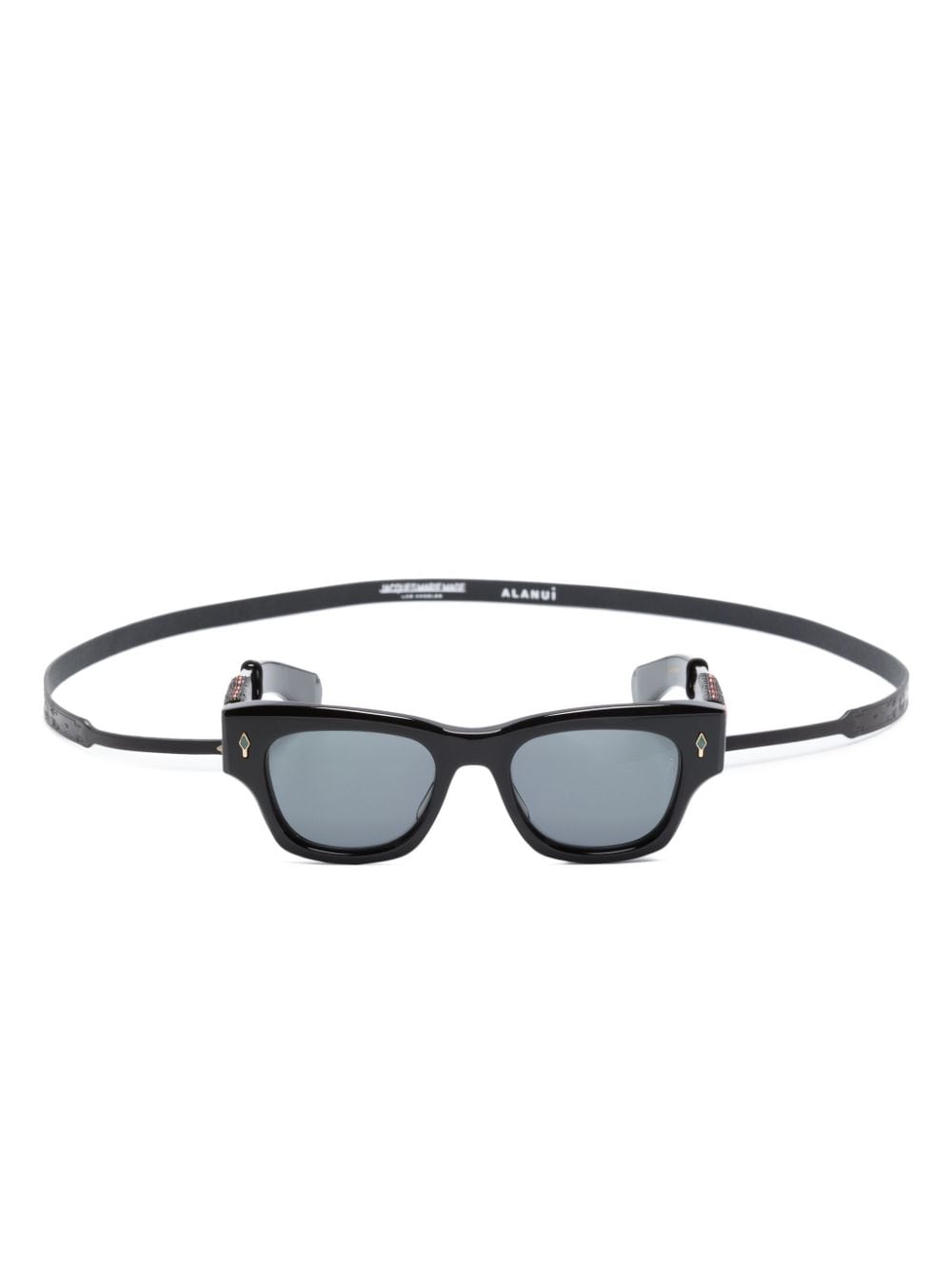 Alanui X Jmm Topanga Square-frame Sunglasses In Black