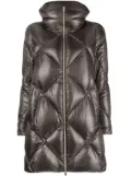 Herno diamond-quilted padded coat - Grey