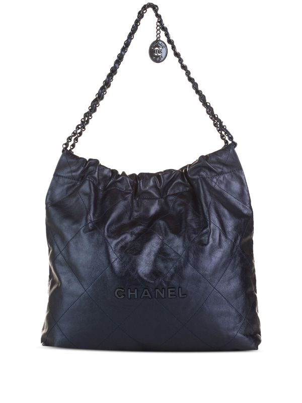 CHANEL Pre-Owned 2023 Small Chain Drawstring Bucket Shoulder Bag - Farfetch