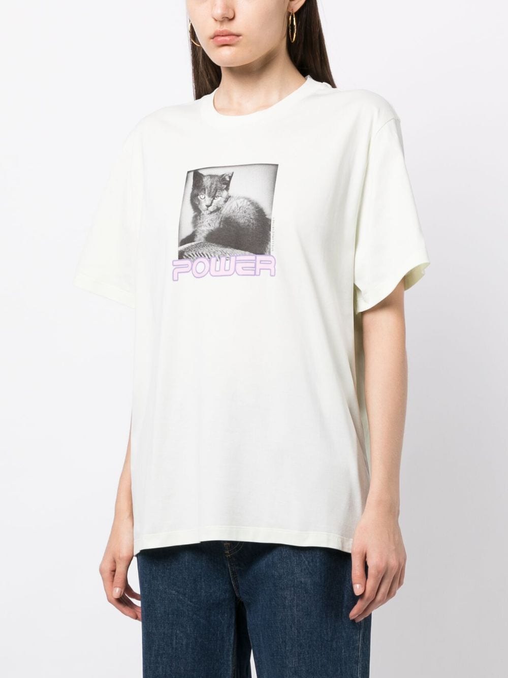 STELLA McCARTNEY Eco Hero プリント Tシャツ 36