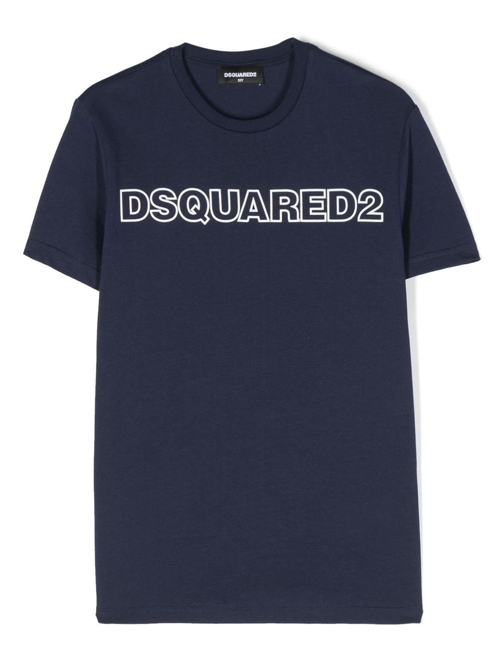 DSQUARED2 KIDS logo-print cotton T-Shirt - Blue