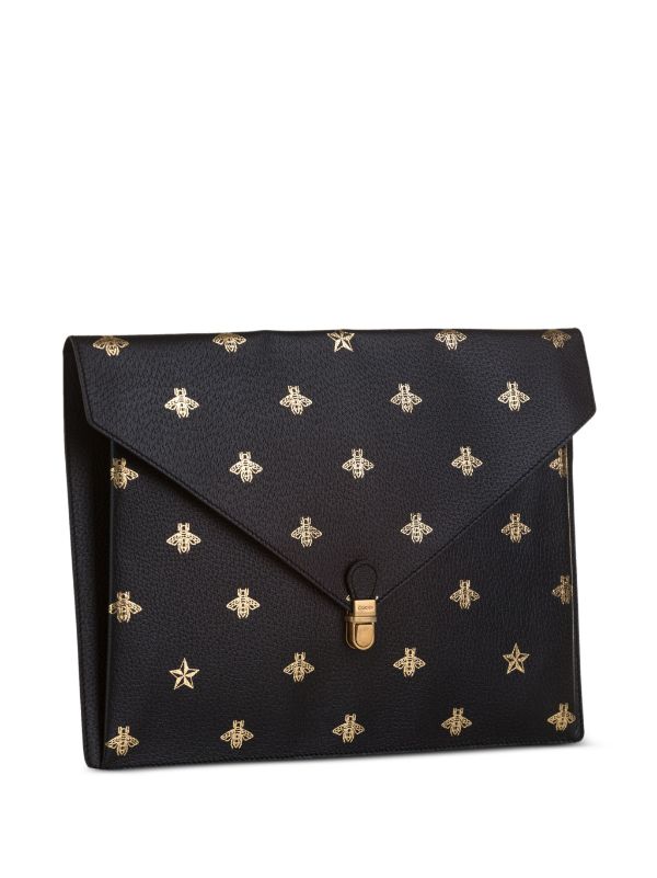 Gucci Pre-Owned Bee Star Envelope クラッチバッグ - Farfetch