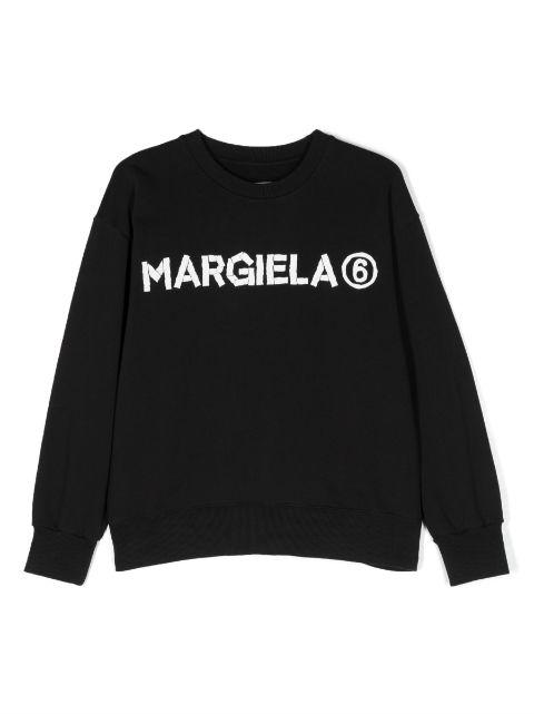 MM6 Maison Margiela Kids sweat en coton à logo imprimé 