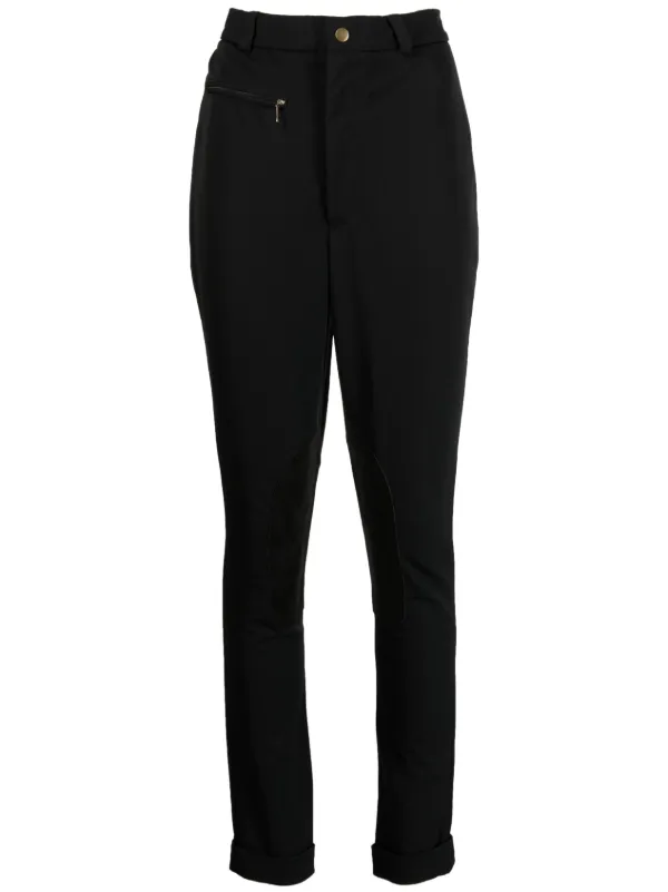 Ralph Lauren Collection mid-rise slim-fit Trousers Black FARFETCH PH