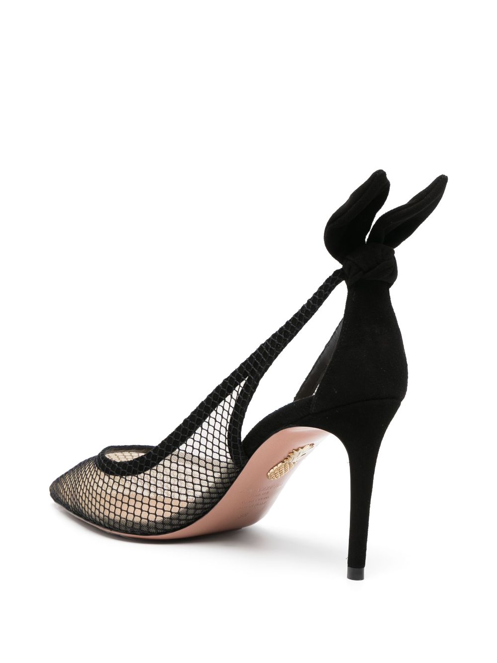 Aquazzura メッシュパネル パンプス - Farfetch