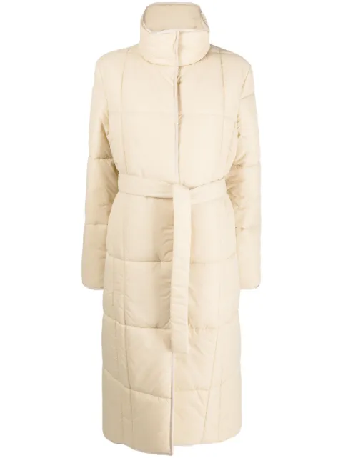 DESTREE Tracey belted padded coat