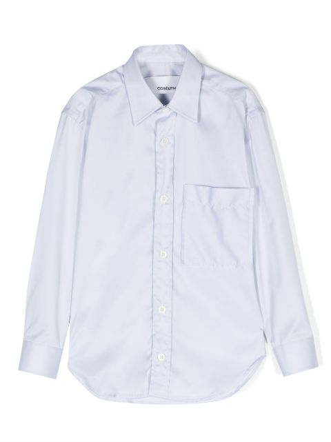 Costumein patch-pocket cotton shirt